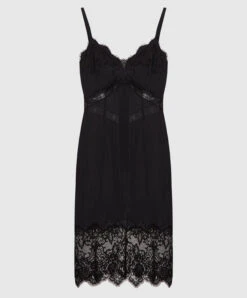 Dolce & Gabbana Black Dress-combination With Lace