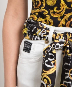 Versace Jeans Couture White Jeans With Logo Couture Print -Summer Fashion Clothing 4e07f011 3316 400a a8f8 499d30d52f5a