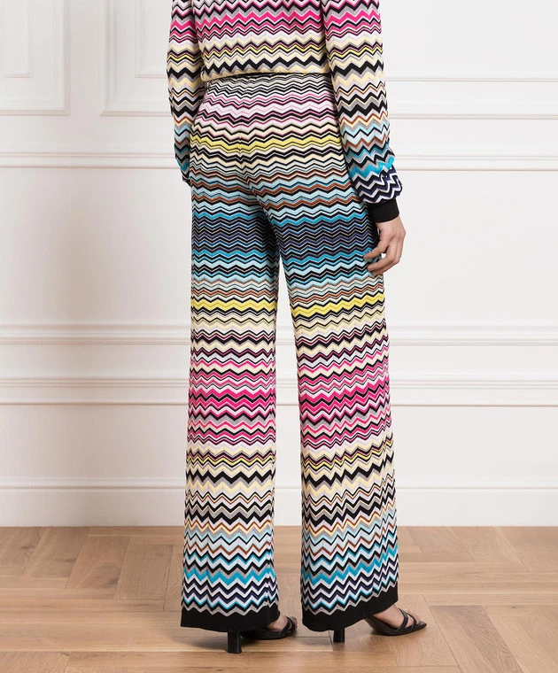Missoni Pants With A High Fit In A Geometric Pattern 4 Missoni Pants With A High Fit In A Geometric Pattern - Image 4