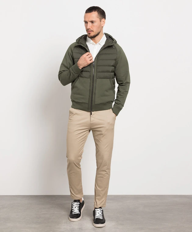 Green Down Jacket Chirico-S3F 2 Green Down Jacket Chirico-S3F - Image 2