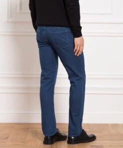 Blue Jeans With Logo Patch -Summer Fashion Clothing 52672c95 7e04 4954 bccf 43fa23add747