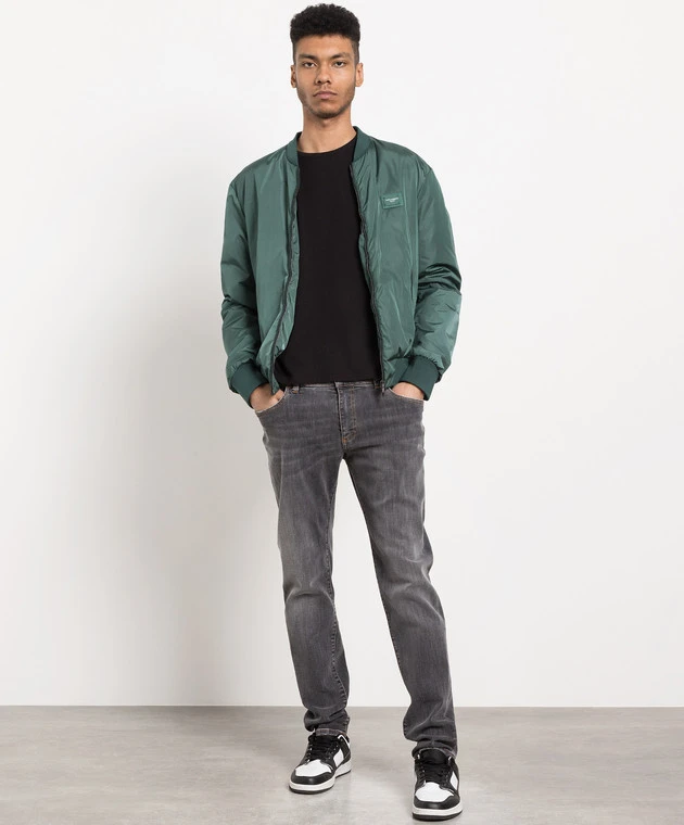 Dolce & Gabbana Gray Slim Jeans With A Distressed Effect 2 Dolce & Gabbana Gray Slim Jeans With A Distressed Effect - Image 2