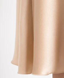 ERMANNO SCERVINO Beige Silk Midi Skirt -Summer Fashion Clothing 54695571 660f 46be 887b f5e6781686c3