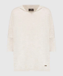 Beige Linen Pullover