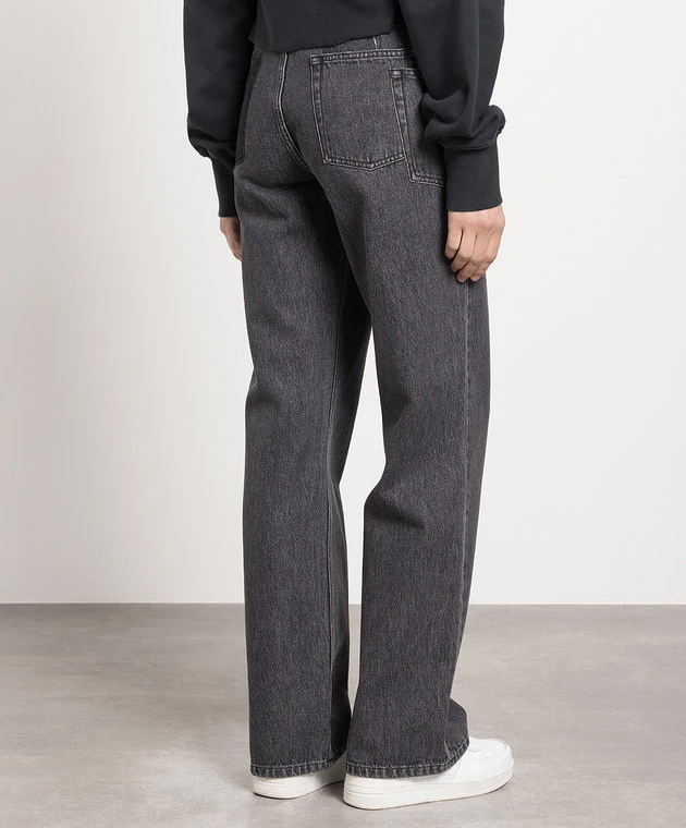 Gray Boyfriend Jeans With Cutouts 4 Gray Boyfriend Jeans With Cutouts - Image 4