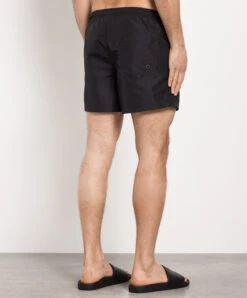 Black Swim Shorts With Logo Embroidery -Summer Fashion Clothing 55abee20 48f5 4776 8d4b 80e968346b5f