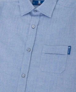 Children's Dark Blue Melange Shirt -Summer Fashion Clothing 55ca1cb9 4b3f 4570 a015 e5e0f49c1f5c