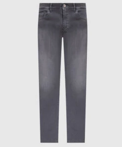 Gray Logo Jeans