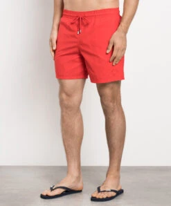 Vilebrequin Red Swim Shorts With Crabs Embroidery And Logo -Summer Fashion Clothing 59b84f2f 79ef 44c2 b000 7a2c39cfb2bd
