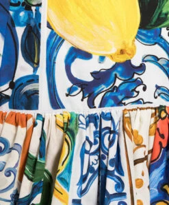 Dolce & Gabbana Skirt With Flounces In Majolica Print 9 Dolce & Gabbana Skirt With Flounces In Majolica Print -Summer Fashion Clothing 5e57a638 a807 428a bc70 05ca1bdb054c