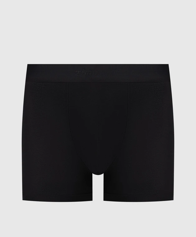 Pureness Logo Boxer Briefs In Black 1 Pureness Logo Boxer Briefs In Black