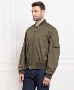 Kiton Khaki Bomber Jacket -Summer Fashion Clothing 60d402e2 4812 4773 bd6b 9f70d2e2fd03
