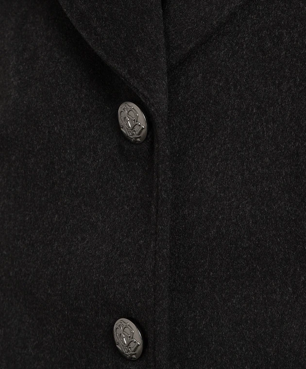 Dolce & Gabbana Gray Wool And Cashmere Coat 5 Dolce & Gabbana Gray Wool And Cashmere Coat - Image 5