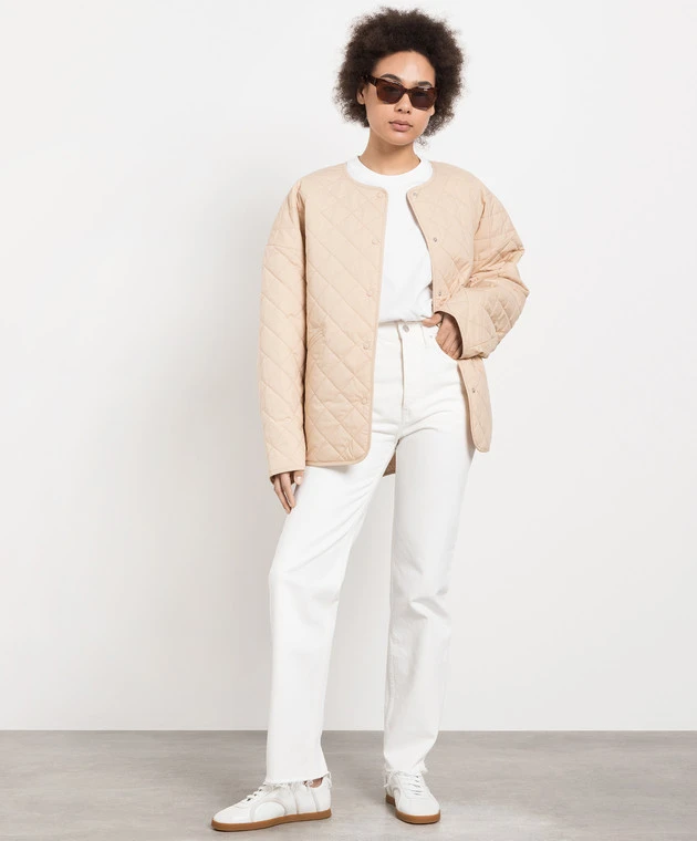 Toteme White Jeans With Logo 2 Toteme White Jeans With Logo - Image 2