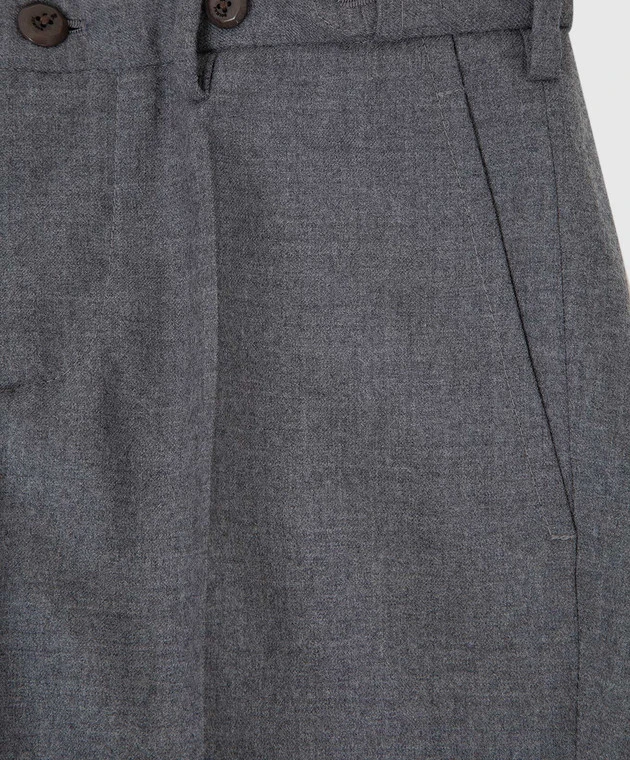 Children's Gray Wool Trousers 3 Children's Gray Wool Trousers - Image 3
