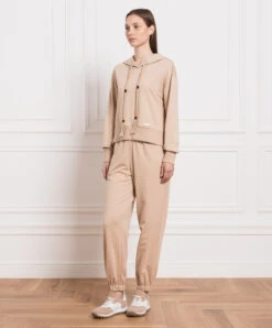 TWINSET Beige Tracksuit With Logo 7 TWINSET Beige Tracksuit With Logo -Summer Fashion Clothing 63157540 3dab 43e1 8084 c9cccbc2dd09