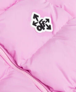 Off-White Children's Pink Jacket With Logo 5 Off-White Children's Pink Jacket With Logo -Summer Fashion Clothing 661c7cf3 bd5c 4859 ae36 cee1c7f540d0