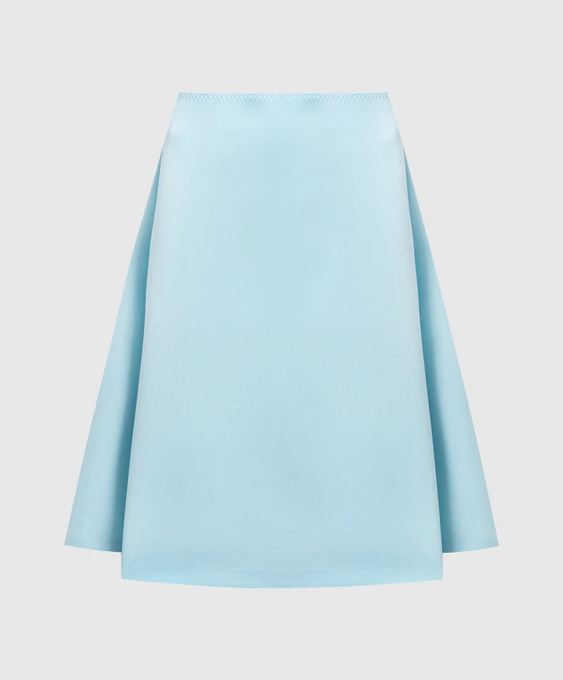 Blue Skirt With Drapery 1 Blue Skirt With Drapery