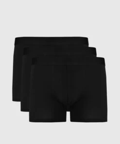 Set Of Black Briefs With Logo