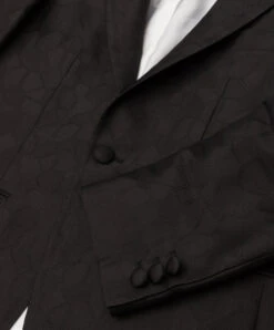 Children's Black Patterned Silk Jacket 5 Children's Black Patterned Silk Jacket -Summer Fashion Clothing 697fb9d0 e2ad 4b16 8c73 68b487006a47