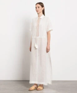 ERMANNO SCERVINO White Dress With Lace -Summer Fashion Clothing 69af49c4 fae2 4627 b675 c87183fae24b