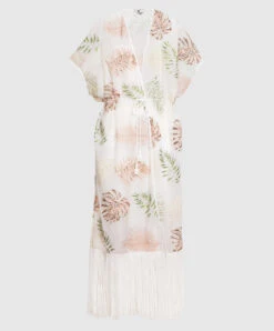 TWINSET White Tunic With Embroidery