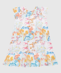 Summer Fashion Clothing 5 Vilebrequin Children's Dress Gizelle In Print