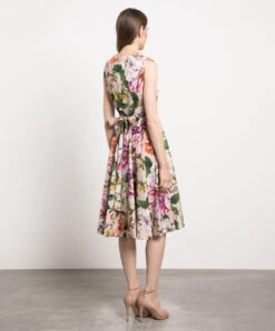 Dolce & Gabbana Beige Midi Dress In Floral Print 8 Dolce & Gabbana Beige Midi Dress In Floral Print -Summer Fashion Clothing 6a85a4c2 d91e 4d24 a580 1c9c03f72956