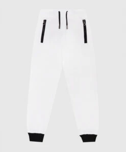 Children's White Joggers With Logo