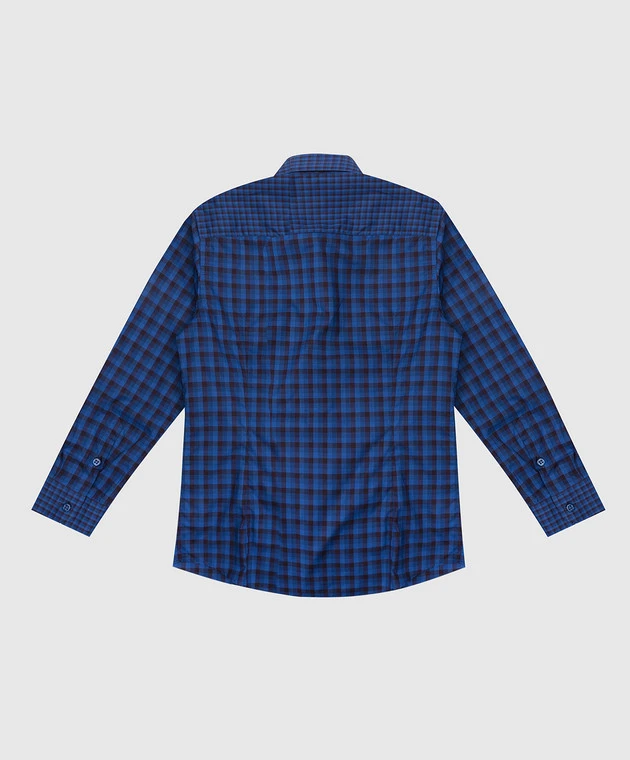 Children's Navy Check Shirt 2 Children's Navy Check Shirt - Image 2