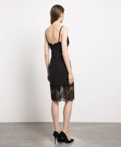 Dolce & Gabbana Black Dress-combination With Lace -Summer Fashion Clothing 6cb59db7 19f9 44a6 8ac5 46b7348fd3e3