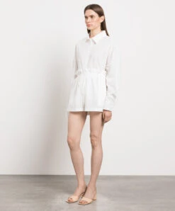 White Shirt And Shorts Suit With Broderie Embroidery 7 White Shirt And Shorts Suit With Broderie Embroidery -Summer Fashion Clothing 6ce31442 7694 4028 9934 bc722f6bbbda