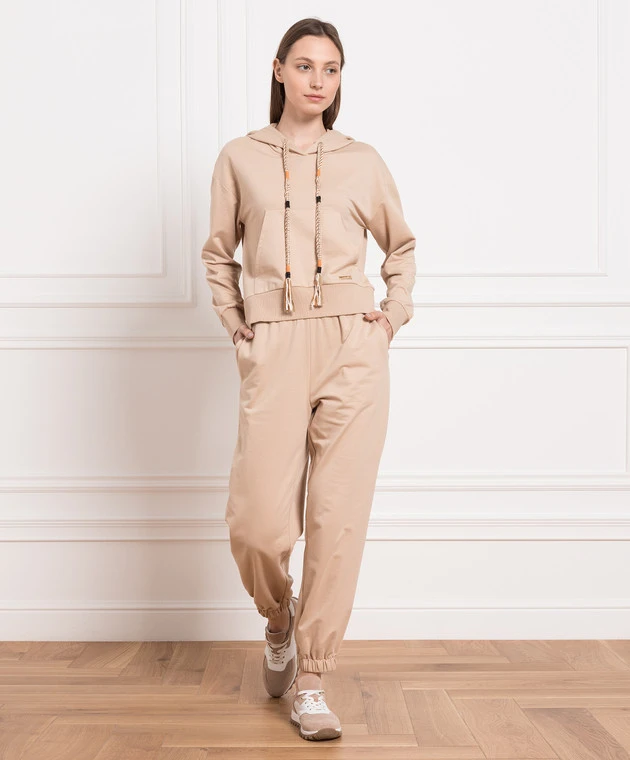 TWINSET Beige Tracksuit With Logo 2 TWINSET Beige Tracksuit With Logo - Image 2