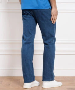 Blue Jeans With Logo Patch -Summer Fashion Clothing 6e65a4a9 4fd3 4a48 9c19 2a7cf1628c12