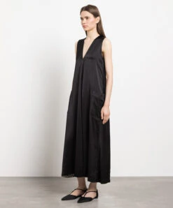 Toteme Black Dress -Summer Fashion Clothing 6fa1be6f 304f 4766 9cdc 65ea572eb823