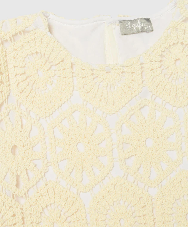 Il Gufo Dairy Knitted Dress 3 Il Gufo Dairy Knitted Dress - Image 3