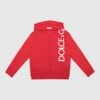 Dolce & Gabbana Children's Red Sports Jacket With Logo Print