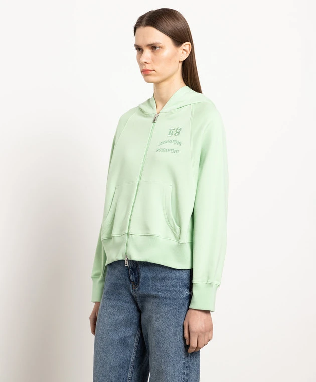 ERMANNO SCERVINO Green Sports Jacket With A Logo 3 ERMANNO SCERVINO Green Sports Jacket With A Logo - Image 3