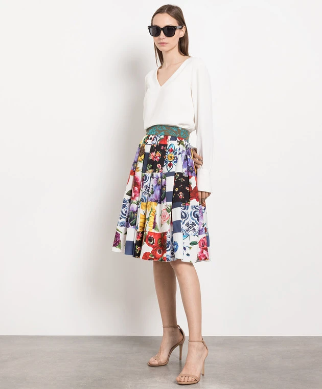 Dolce & Gabbana Skirt In Patchwork Technique 2 Dolce & Gabbana Skirt In Patchwork Technique - Image 2