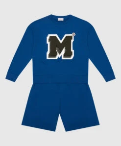 Children's Blue Monogram Tracksuit
