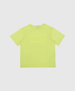 Dolce & Gabbana Children's Green T-shirt With Textured Logo