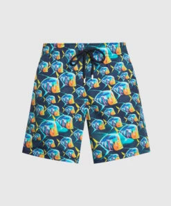 Vilebrequin Moorea Piranhas Blue Swim Shorts