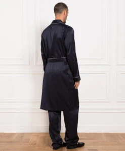 Blue Silk Robe -Summer Fashion Clothing 78e52cda 9fd5 461b a186 1007f6d083e1