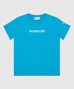 Children's Blue T-shirt With Logo Print
