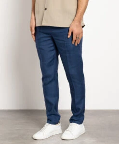 Blue Linen Chinos -Summer Fashion Clothing 79f6d75a e067 4b97 a887 e156a9f25385