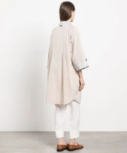 Peserico Beige Raincoat With Monil Chain -Summer Fashion Clothing 7b0116c5 0e75 48f9 a1e3 340c90e07b87