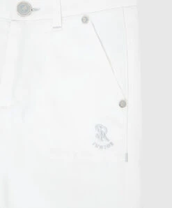 Children's White Trousers With Embroidery -Summer Fashion Clothing 7b6f9098 d6c2 4a89 a3d2 fe8d1d65a9de