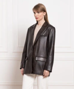 Brown Leather Jacket -Summer Fashion Clothing 7c6361ef a749 4034 9a1d 88a00fc549f8