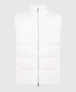 White Down Vest