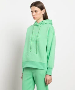 GOLDBERGH Green Harvard Hoodie With Textured Logo -Summer Fashion Clothing 7d5d8fb5 79f9 4f29 a11d 6e7da2eadea6